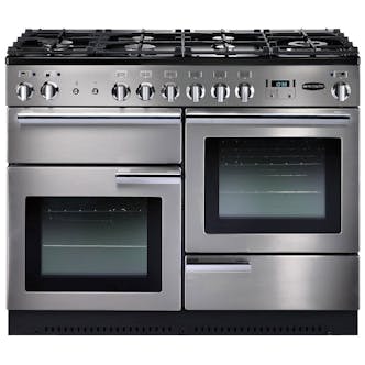 Rangemaster 84320 110cm PROFESSIONAL+ Dual Fuel Range Cooker in S/Steel