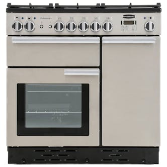 Rangemaster 84340 90cm PROFESSIONAL+ Dual Fuel Range Cooker in St/Steel