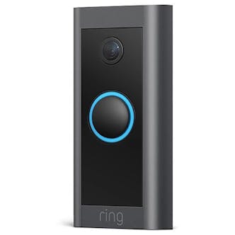 Ring 8VRAGZ-0EU0 Wired Video Doorbell in Black Full HD & Two Way Talk