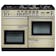 Rangemaster 91970 110cm PROFESSIONAL+ Gas Range Cooker in Cream