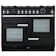 Rangemaster 91980 110cm PROFESSIONAL+ Gas Range Cooker in Gloss Black