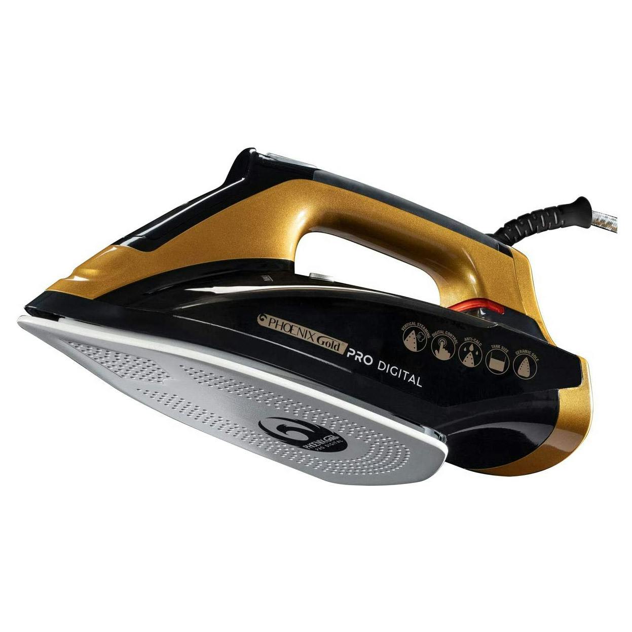 JML A000613 Phoenix Gold Pro Digital Variable Steam Iron Blk/Gold