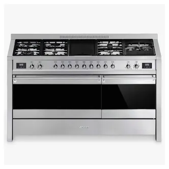 Smeg A5-81 150cm Opera Dual Fuel Range Cooker in Stainless Steel w
