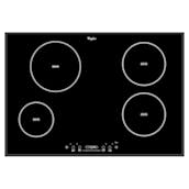 Whirlpool ACM813BA 77cm 4 Zone Induction Hob in Black Glass