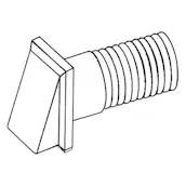 CDA AED61 1.0 Metre Universal Cooker Hood Ducting Kit