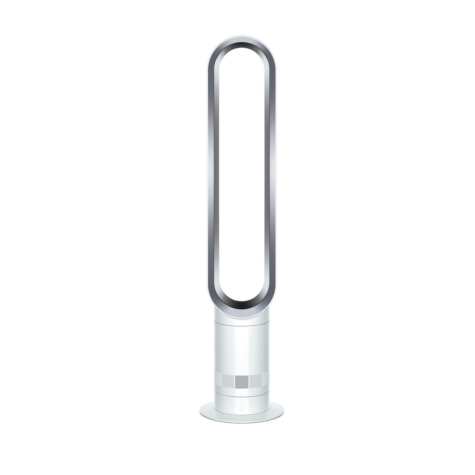 Dyson Am07 White Pure Cool Tower Fan In White Silver Air Multiplier