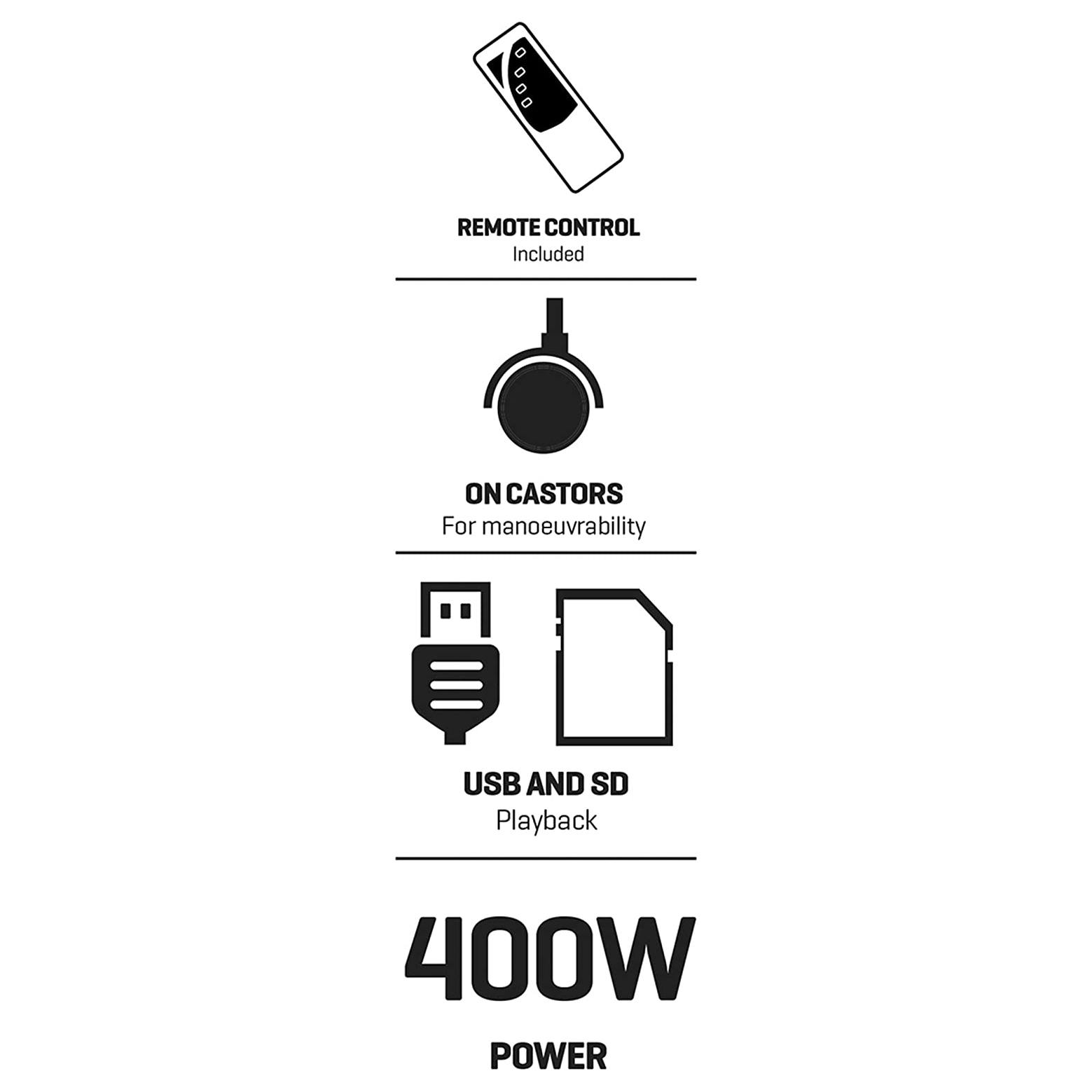daewoo bluetooth subwoofer party speaker