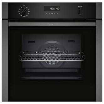 Neff B2ACH7AG7B N50 Built-In Electric Pyrolytic Oven in Black with Grap