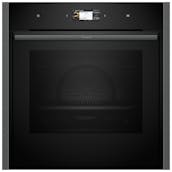 Neff B64CS51G0B N90 Built-In Electric Single Oven Black 71L S&H Door