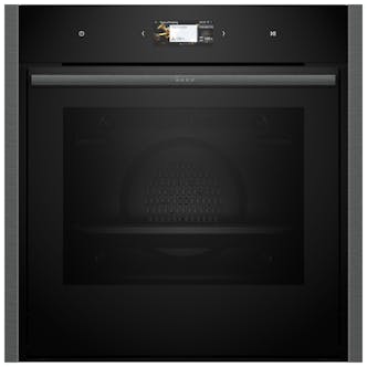 Neff B64CS51G0B N90 Built-In Electric Single Oven Black 71L S&H Door