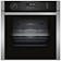 Neff B6ACH7AN7B N50 Built-In Electric Pyrolytic Oven in Black with Stai