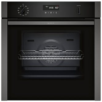 Neff B6ACH7HG0B N50 Built-In Electric Pyrolytic Oven in Black 71L S&H