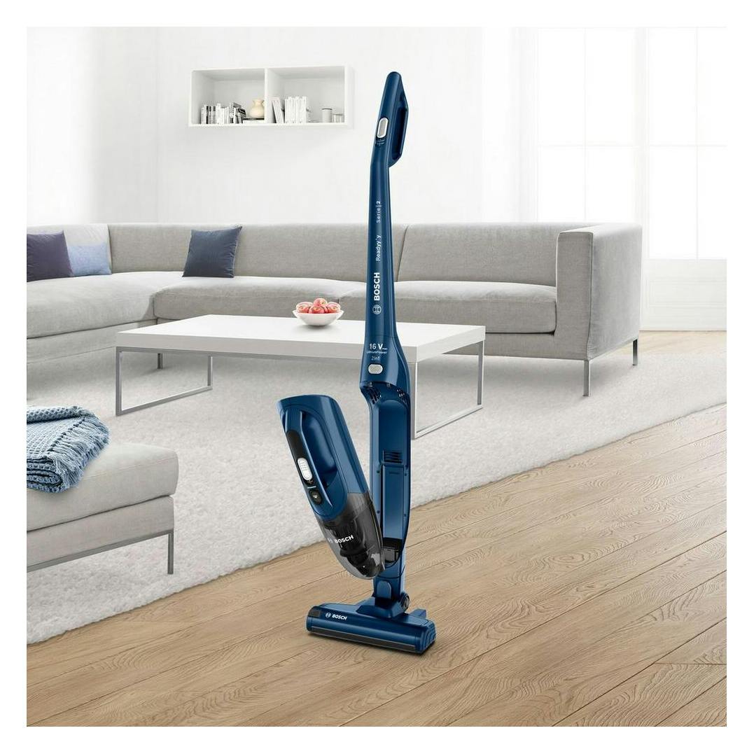 Bosch BCHF216GB Cordless Stick Vacuum Cleaner 40m Run Time in Blue