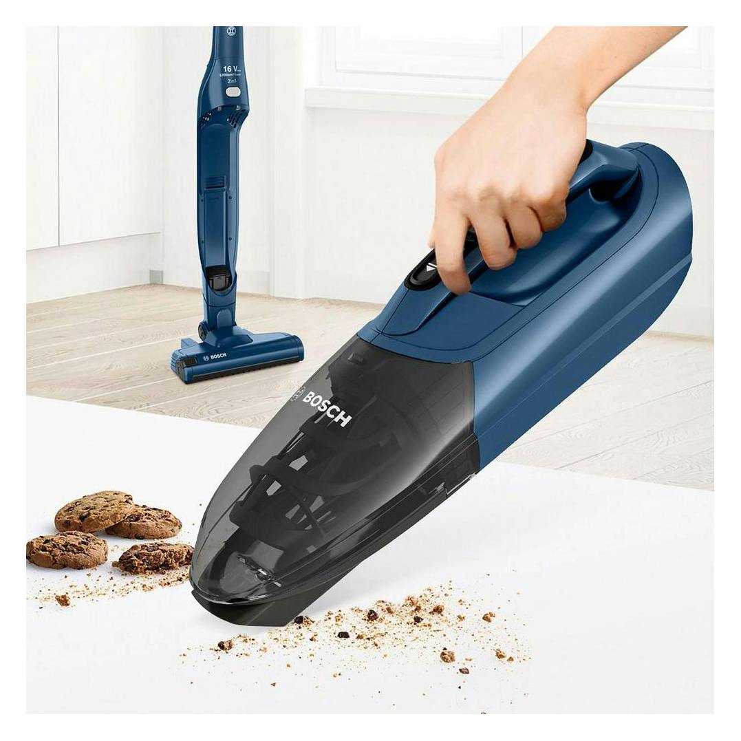 Bosch BCHF216GB Cordless Stick Vacuum Cleaner 40m Run Time in Blue