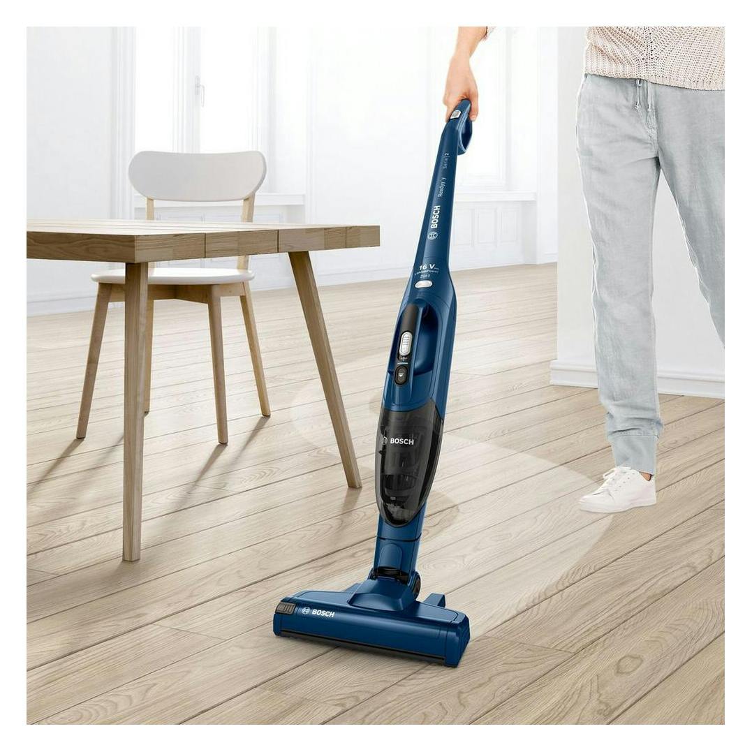 Bosch BCHF216GB Cordless Stick Vacuum Cleaner 40m Run Time in Blue