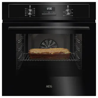 AEG BCX23101EB Built-In Electric Single Oven in Black 65L A Rated