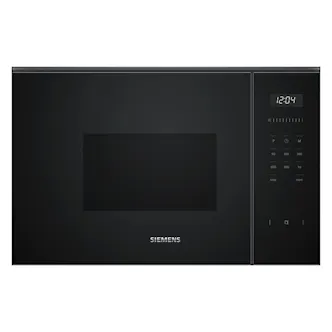 Siemens BF525LMB1B iQ500 Built-In Microwave Oven in Black 20L 800W