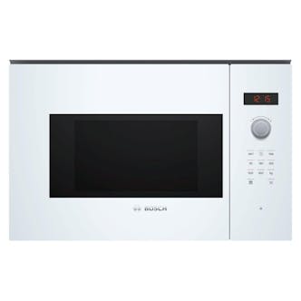 Bosch BFL523MW0B Series 4 Built In Microwave Oven in White 800W 20 Litre