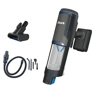 Shark BH102UK PowerBoost Pet Handheld Vacuum - Charcoal with Blue