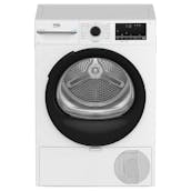 Beko BM3T3833NW 8kg Heat Pump Condenser Dryer in White A++ Rated Sensor