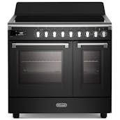 DeLonghi BS965TIMAA 90cm Wide Bassano Induction Range Cooker in Anthracite
