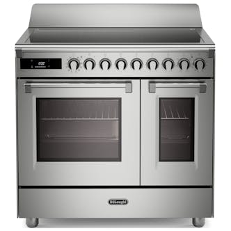 DeLonghi BS965TIMXX 90cm Wide Bassano Induction Range Cooker in Stainless S