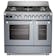 DeLonghi BS965TMXS 90cm Wide Bassano Dual Fuel Range Cooker in Slate Grey