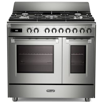 DeLonghi BS965TMXX 90cm Wide Bassano Dual Fuel Range Cooker in Stainless S