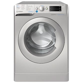 Indesit BWE91496XSV Washing Machine in Silver 1400 Spin 9Kg A Rated