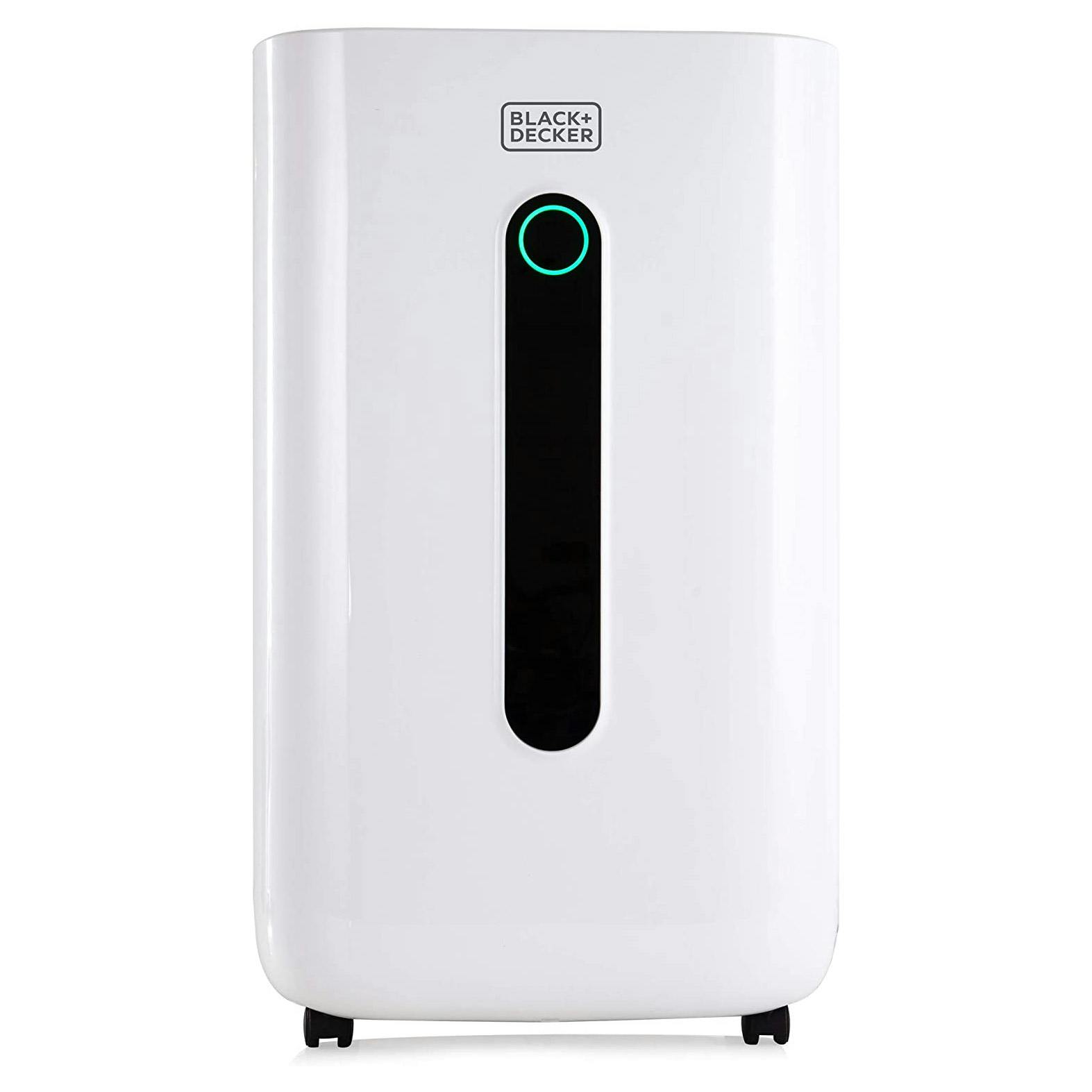 Black Decker BXEH60004GB 20L Portable Dehumidifier in White