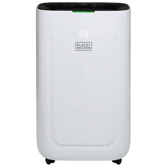 Black+Decker BXEH60014GB 20L Smart Dehumidifier & Air Purifier - White 24Hr Time