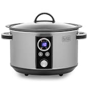 Black+Decker BXSC16045GB 6.5L Digital Sear & Stew Slow Cooker - Stainless Steel