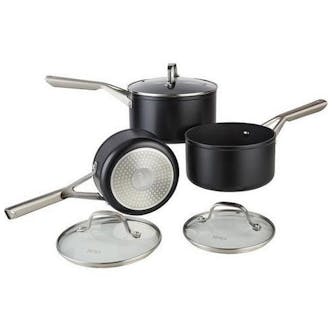 Ninja C13000UK Essentials Range Cookware 3-Piece Set in Black