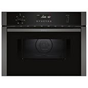 Neff C1AMG84G1B N50 Built-In Compact Microwave Oven with Grill in Black