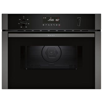 Neff C1AMG84G1B N50 Built-In Compact Microwave Oven with Grill in Black