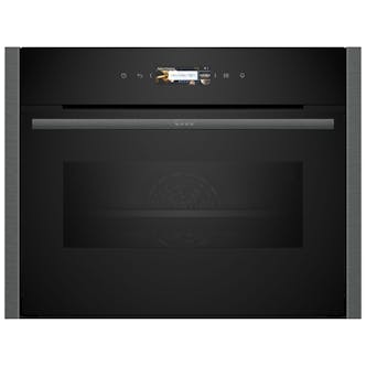 Neff C24MR21G0B N70 Built-In Compact Oven & Microwave in Black 45L