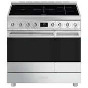 Smeg C92IPX2 90cm Symphony Classic Induction Range Cooker in Stainle