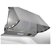 Candy CBP613NGR 60cm Integrated Hood in Grey 3 Speed Fan LED Lighting