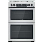 Hotpoint CD67G0CCX 60cm Double Oven Gas Cooker in St/Steel  84/42L