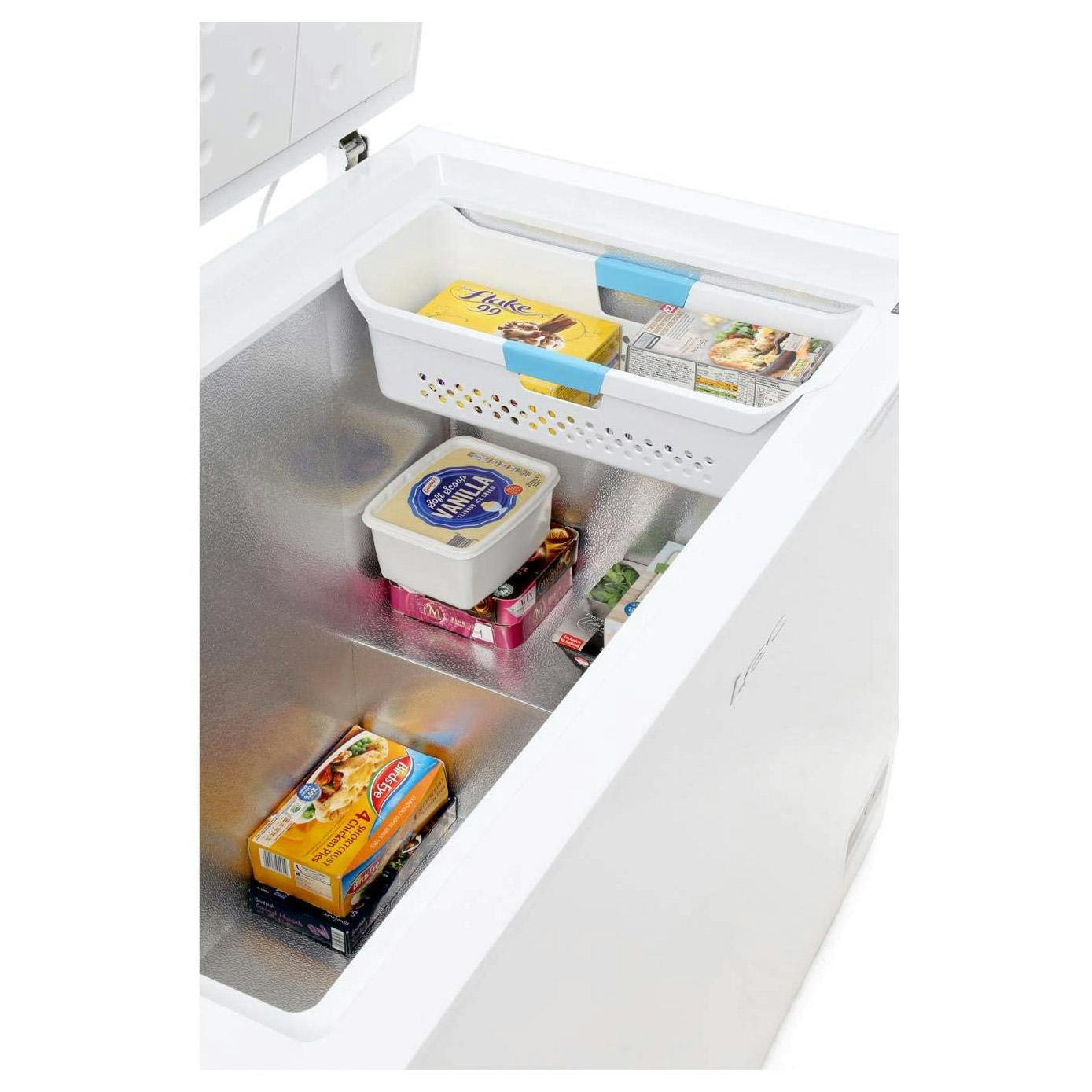 Lec CF300LWMK2 111cm Chest Freezer in White 295 Litre, 0.85m F Rated