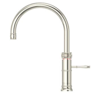 Quooker CFNRNIC Classic Fusion Round Spout Boiling Water Tap in Nickel