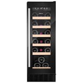 CDA CFWC304BL 30cm Freestanding Wine Cooler in Black 19 Bottle