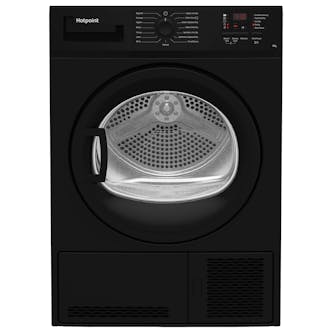 Hotpoint CHDC82BBGDUK 8kg Condenser Dryer in Black B Rated Sensor Drying