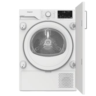 Hotpoint CHK83MWWUK 8kg Fully Integrated Heat Pump Dryer In White A++ Rated
