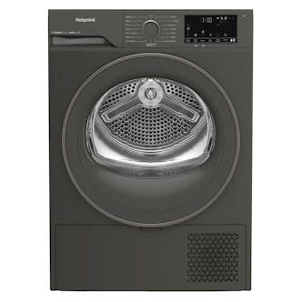 Hotpoint CHSD82MGGUK 8kg Heat Pump Condenser Dryer in Manhattan Grey A+ Rate