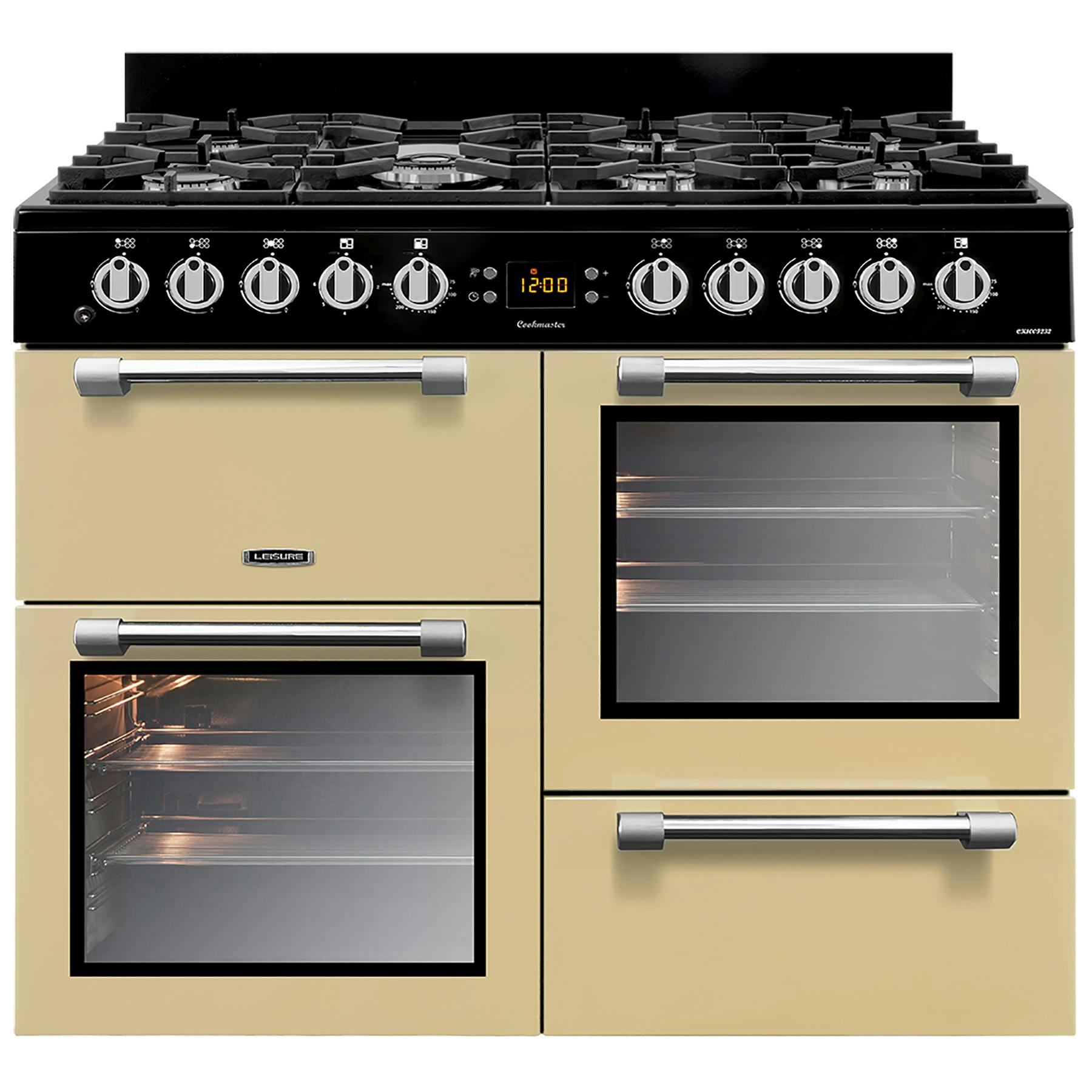 leisure dual fuel range cooker 100cm