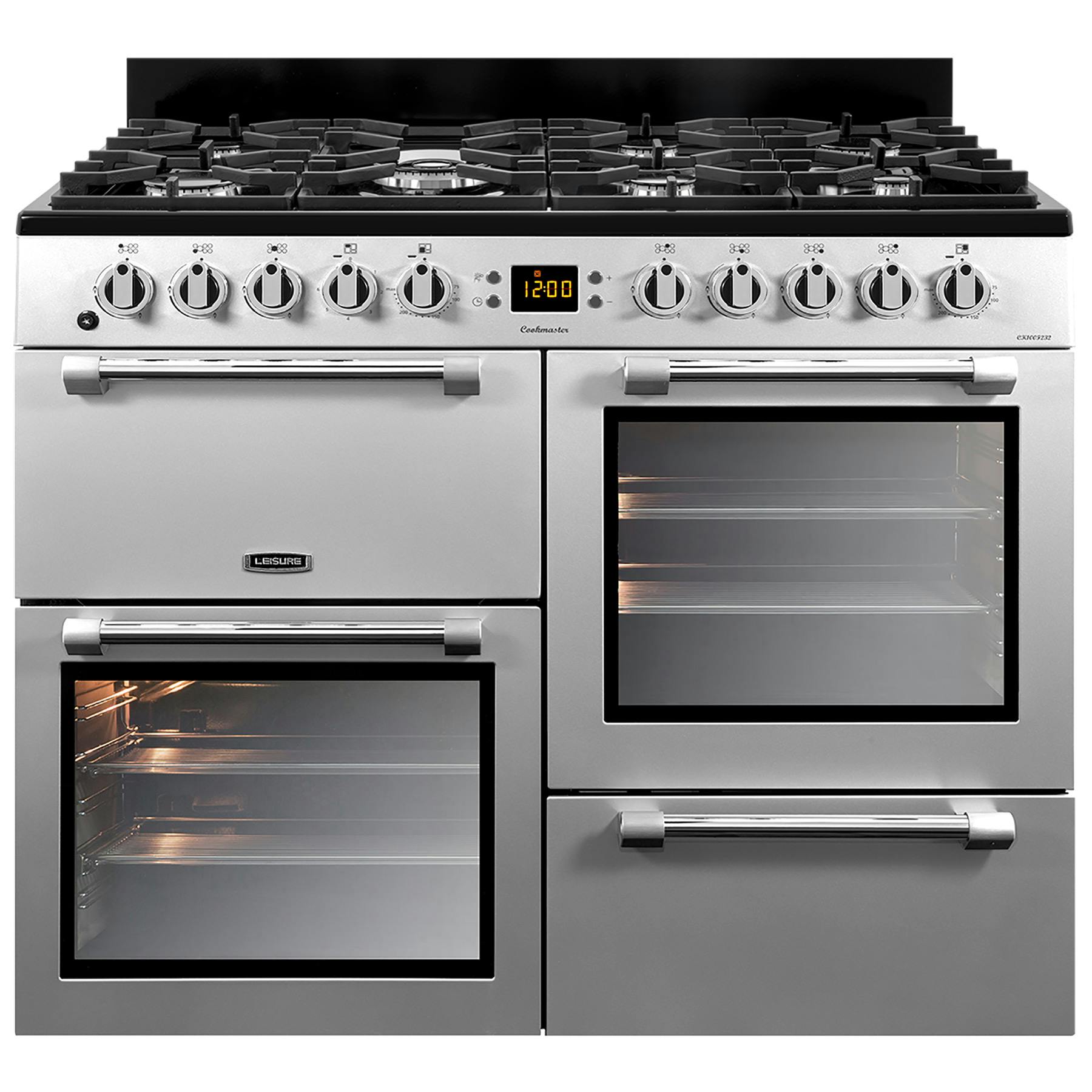 leisure dual fuel range cooker 100cm