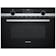 Siemens CM585AGS0B iQ500 Built-In Microwave Oven With Hot Air in Black Wit