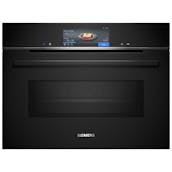 Siemens CM778GNB1B iQ700 Built In Compact Oven With Microwave in Black Wit