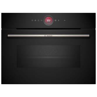 Bosch CMG7241B1B Series 8 Built-In Compact Oven & Microwave in Black 45L